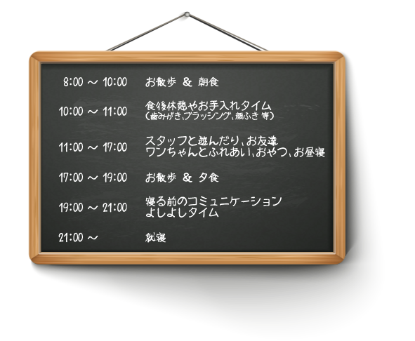 オリジナルスケジュール